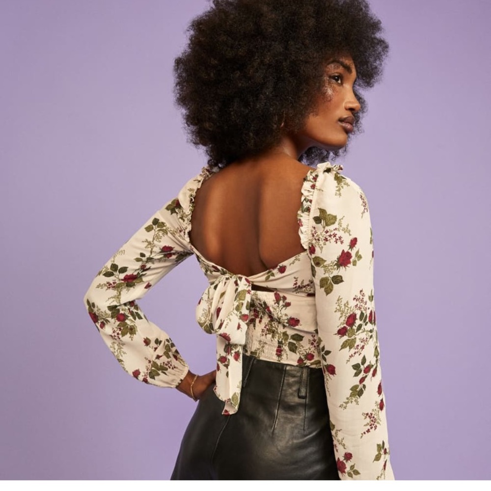 Reformation Bacio Top, New without tags, size 10